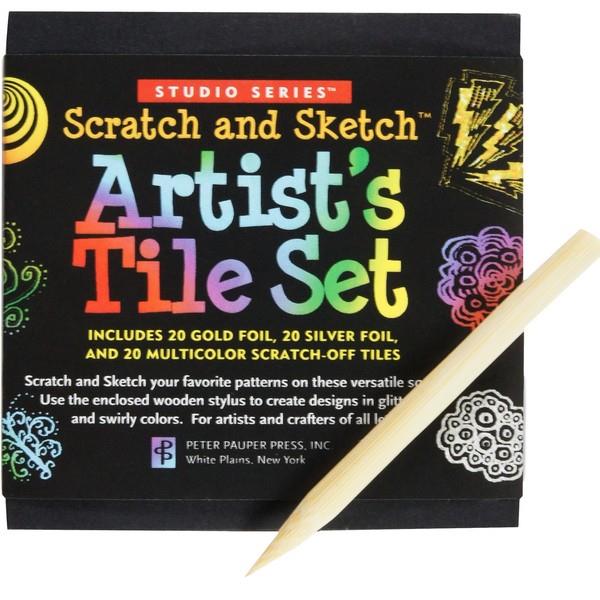 Studio Series Artist's Tiles Scratch And Sketch | The Gifted Type