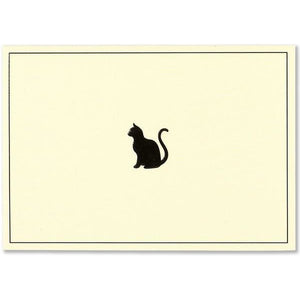 Black Cat Blank Notecards