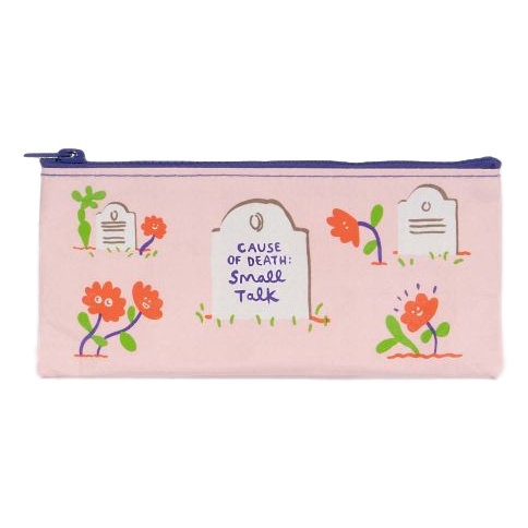 Cause of Death: Small Talk Pencil Case | The GIfted Type