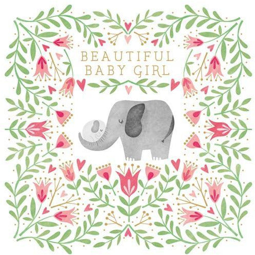 Beautiful Baby Girl Card