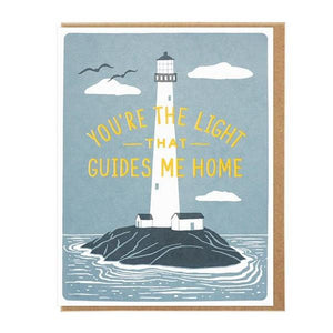 You're The Light Greeting Card