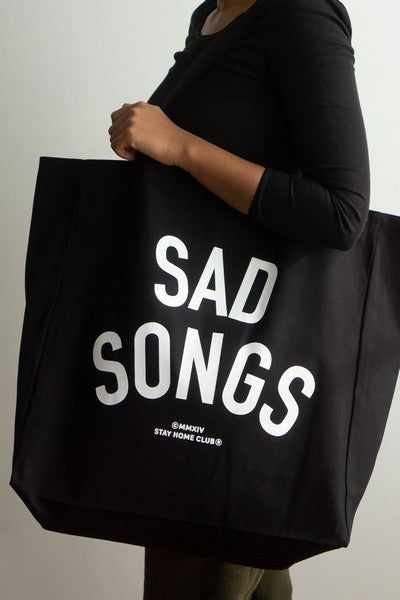 Stay Home Club XL Tote | Sad Songs