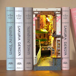 DIY Miniature Book Nook Kit | Sakura Densya