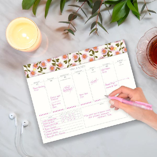 Studio Oh! 2025 Plant And Bloom Desk Calendar | Botanical Bliss