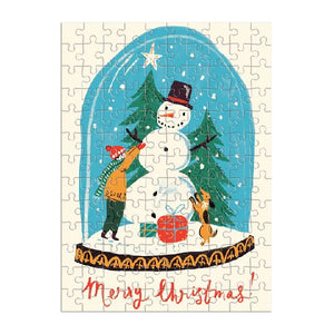 Galison 130 Piece Puzzle Ornament | Snow Globe