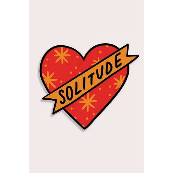 Solitude Heart - Vinyl Sticker